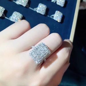 Square-Shaped Gemstone Ring